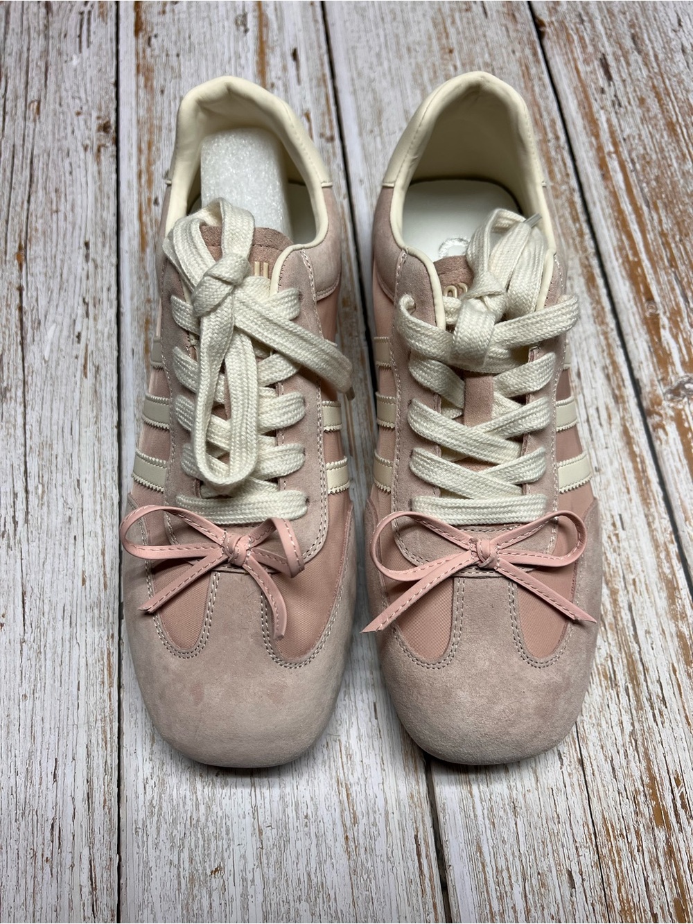 Casual dusty pink shoes